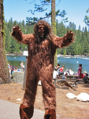Bigfoot on Pinecrest Beach